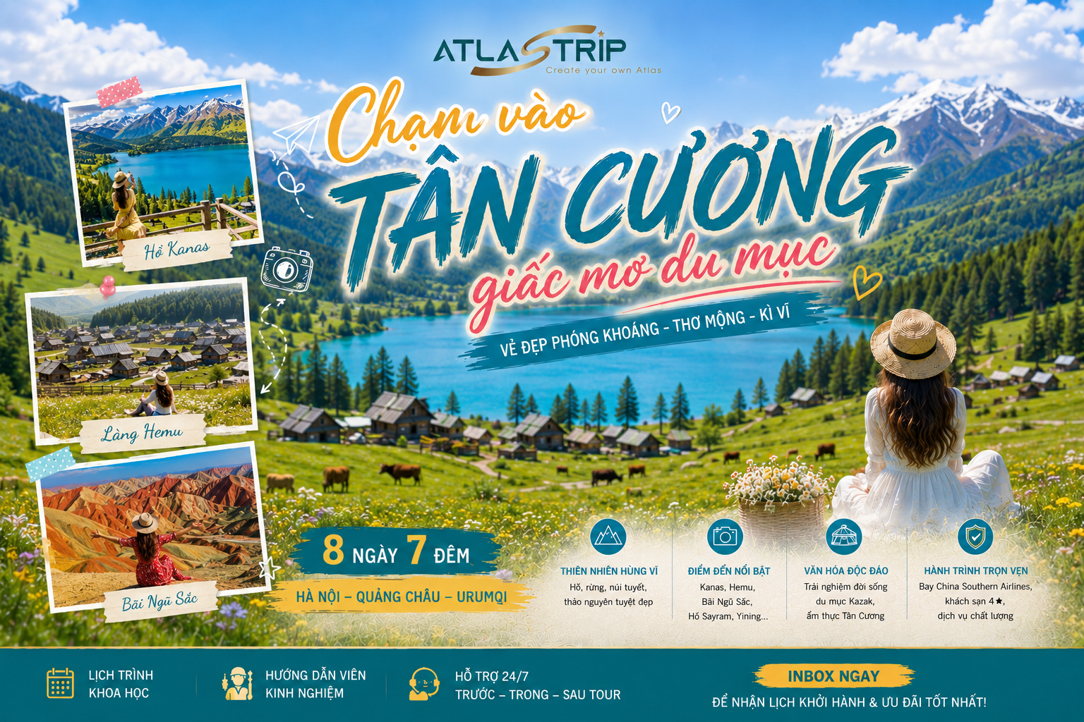 Du Lịch Tân Cương – Chạm Vào Giấc Mơ Du Mục Giữa Vùng Đất Đẹp Nhất Tây Bắc Trung Quốc