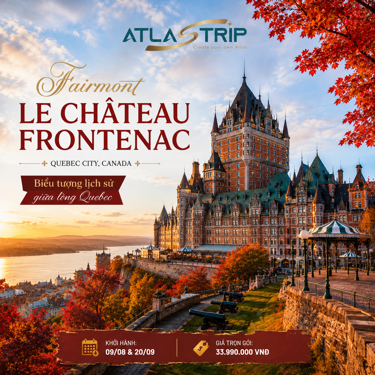 Fairmont Le Château Frontenac – Vì sao khách sạn này trở thành biểu tượng của Quebec?