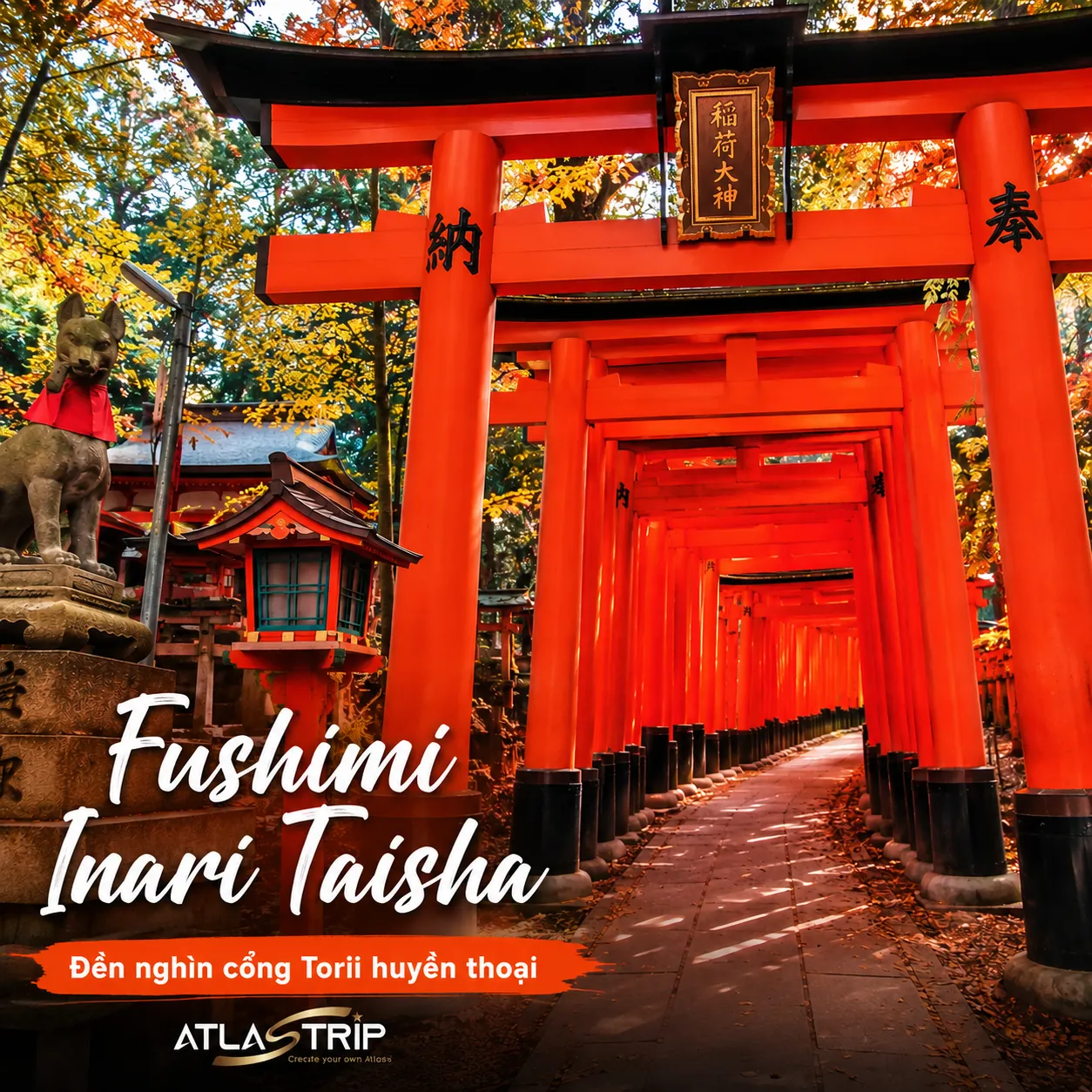 Fushimi Inari Taisha – Đền Nghìn Cổng Torii Huyền Thoại, Biểu Tượng Không Thể Bỏ Lỡ Khi Du Lịch Kyoto Nhật Bản