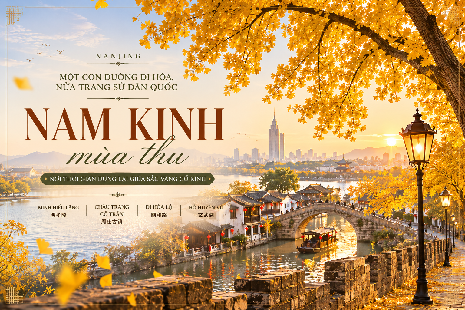 Tour Thượng Hải – Dương Châu – Nam Kinh – Châu Trang: Hành trình qua những sắc màu Giang Nam