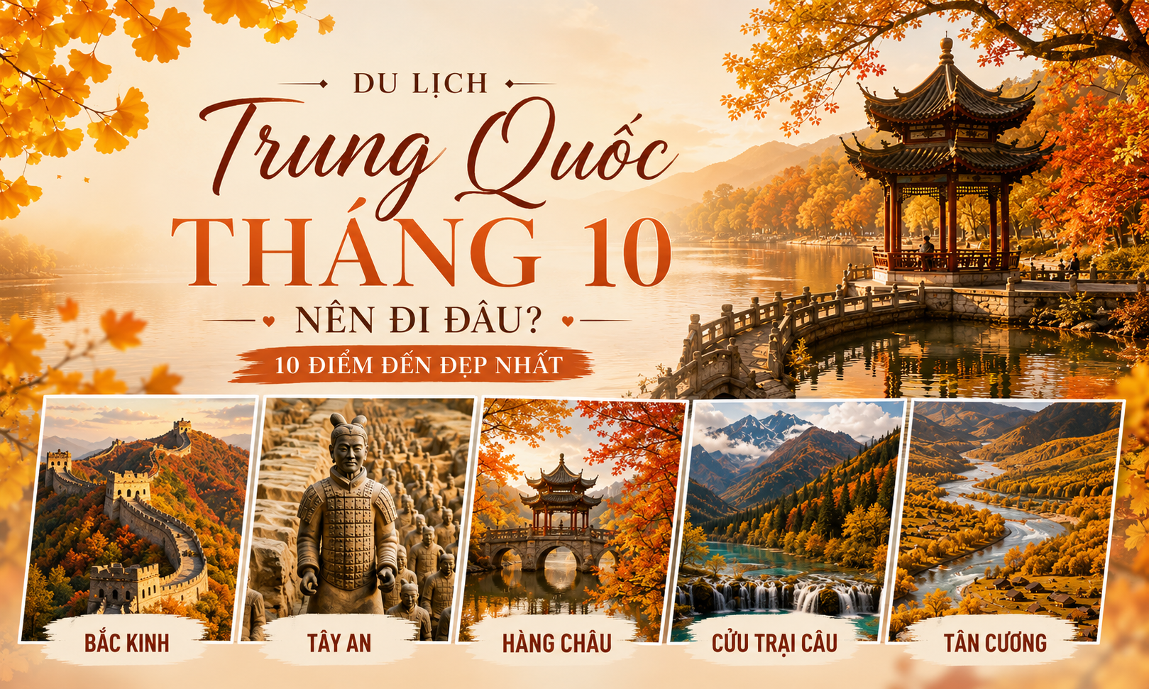 Du lịch Trung Quốc tháng 10 nên đi đâu? 10 điểm đến đẹp nhất