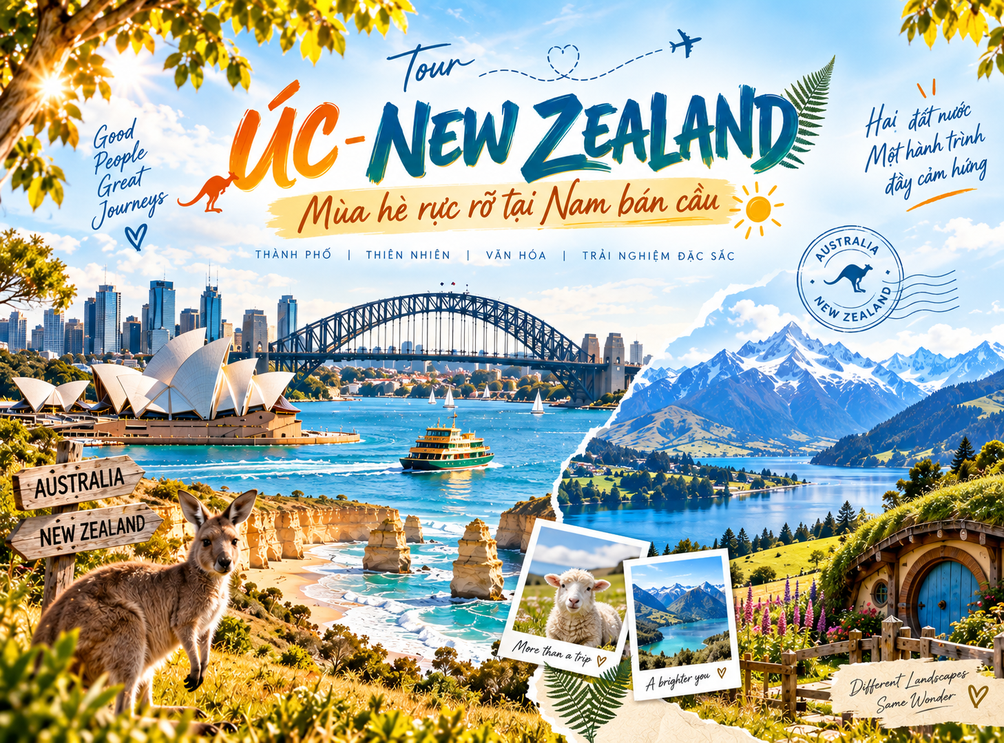 Tour Úc – New Zealand: Mùa hè rực rỡ tại Nam bán cầu